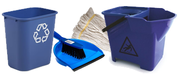 Mops, Brooms & Bins