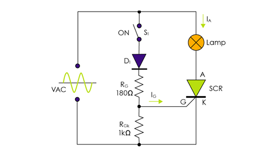 SCR Circuit with AC