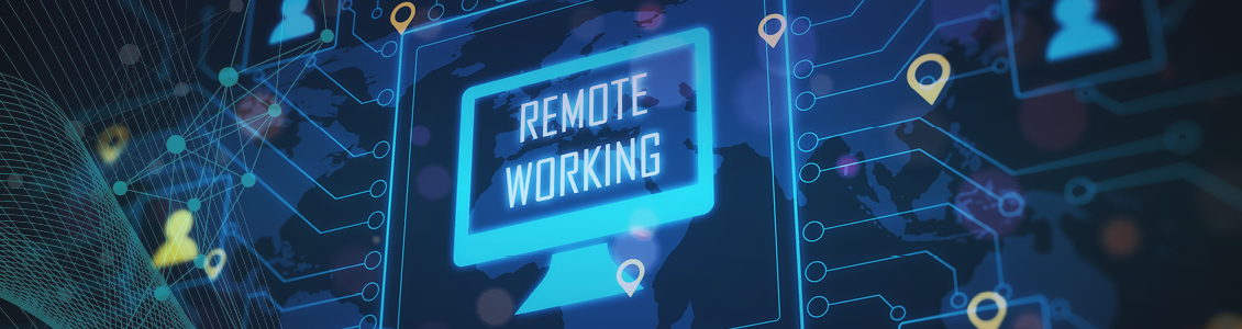 remote working banner