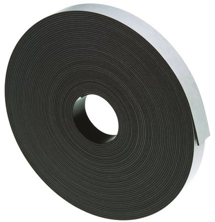 FM661 | 10m Strontium Ferrite Magnetic Strip, Adhesive Back, 0.75mm ...