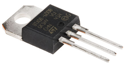 BTA08-600B | STMicroelectronics, BTA08-600B, TRIAC, 600V 8A, Gate ...