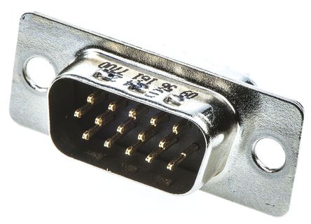 09561617700 | Harting D-Sub High Density Series, 15 Way Through Hole ...