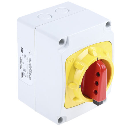 SDP253 | 3 Pole Base Mount Non-Fused Switch Disconnector, 3NO, 25 A, 15 ...