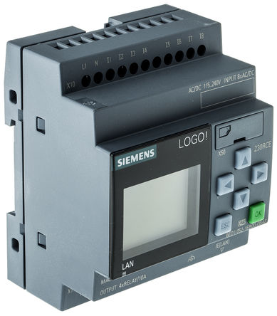 6ED1052-1FB00-0BA8 | Siemens LOGO! 8 Logic Module With Display ...