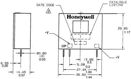 CSNT651 | Honeywell Closed Loop Hall Effect Current Sensor, 0 → 150 A ...